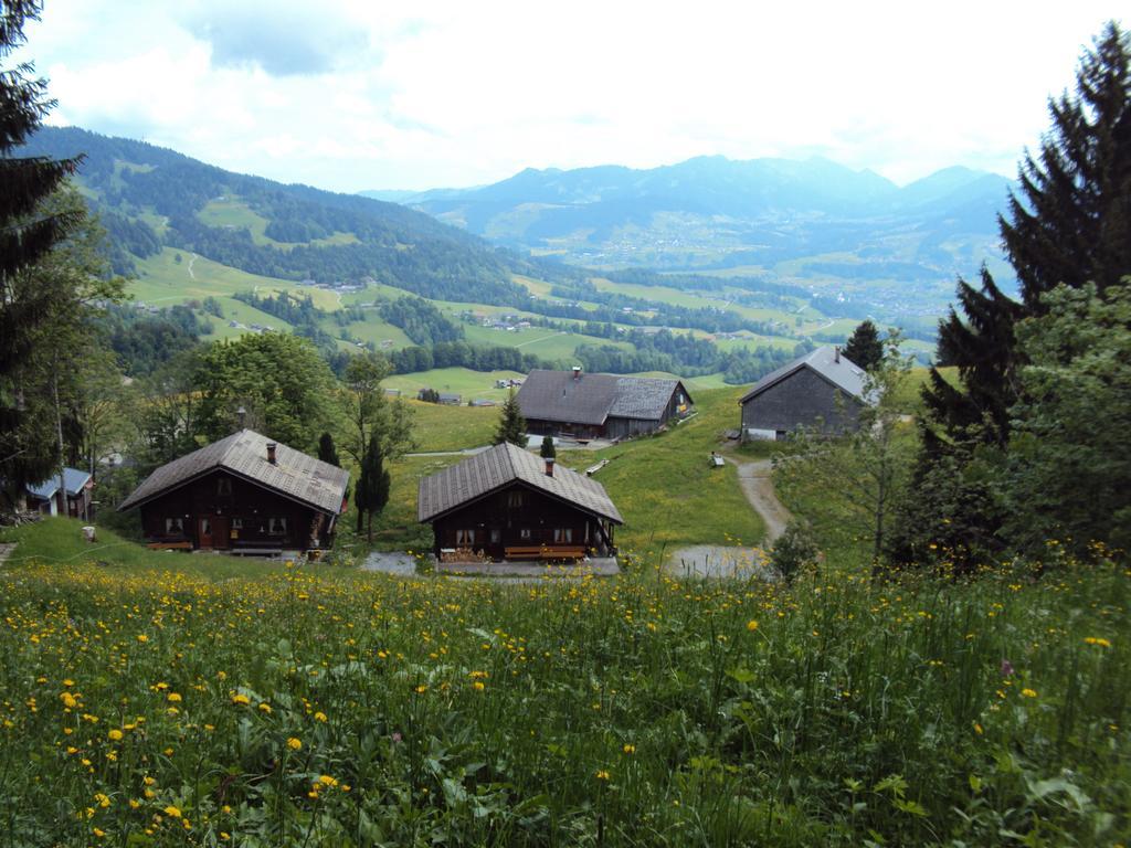 Ferienwohnungen Im Blockhaus Metzler Schwarzenberg im Bregenzerwald Εξωτερικό φωτογραφία