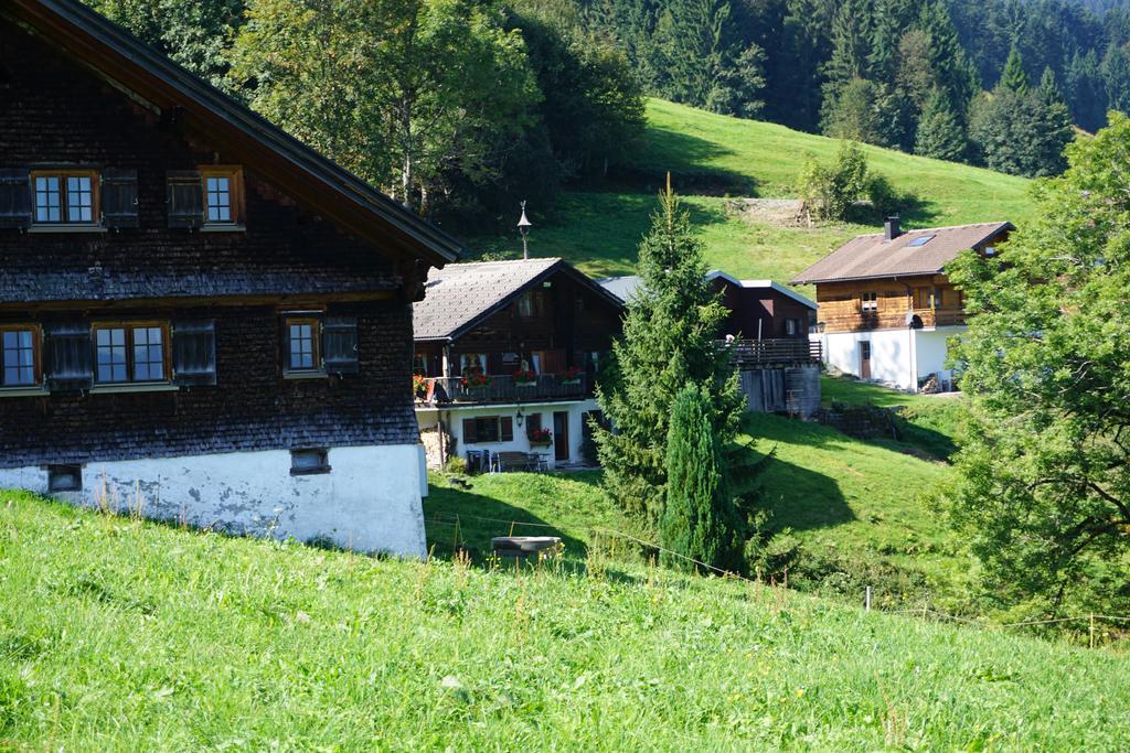 Ferienwohnungen Im Blockhaus Metzler Schwarzenberg im Bregenzerwald Εξωτερικό φωτογραφία